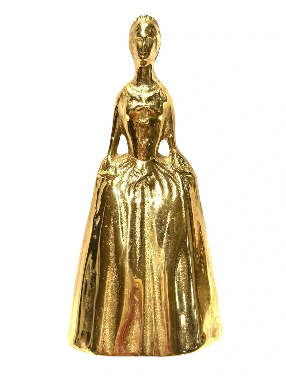 Vintage Victorian Tall Lady Dinner Bell